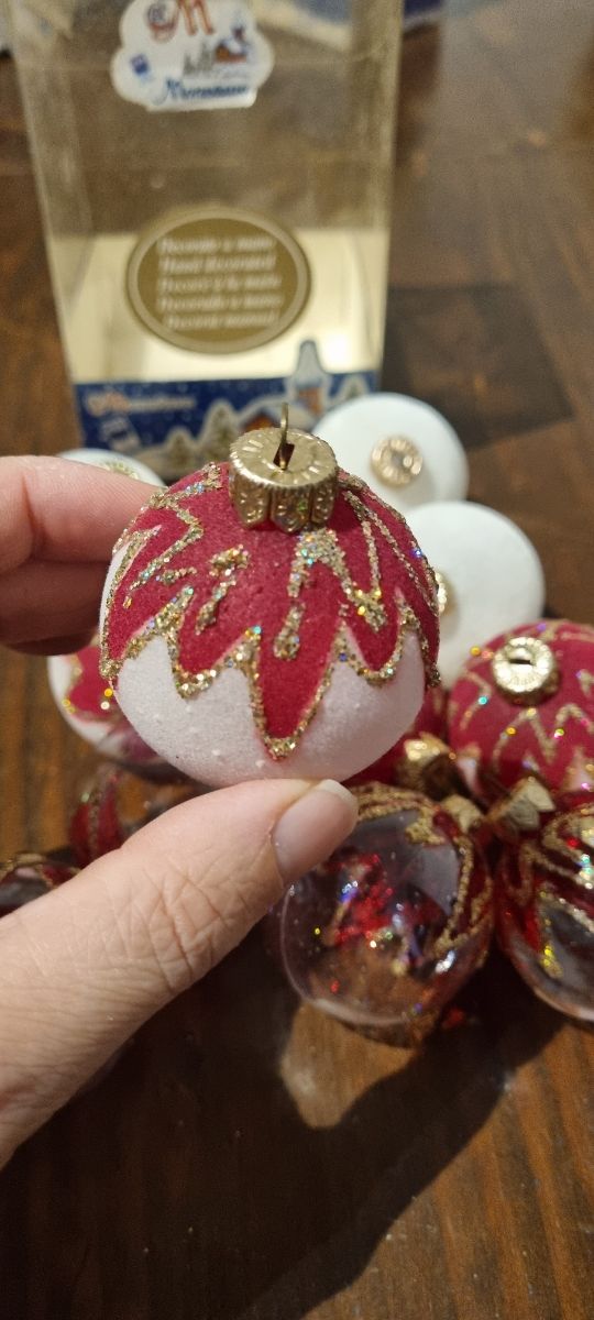 Set palline Natale rosse