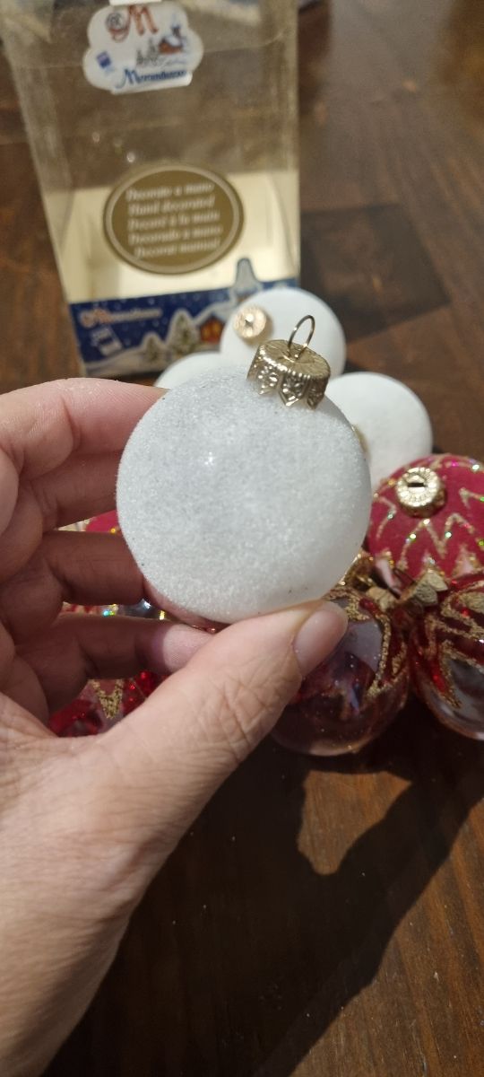 Set palline Natale rosse