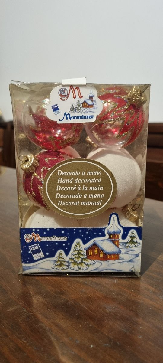 Set palline Natale rosse