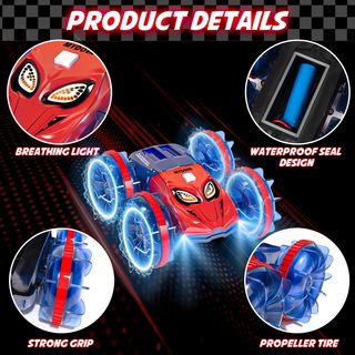 Coche anfibio con control remoto. NUEVO sin usar.