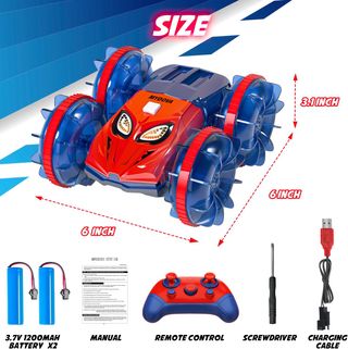 Coche anfibio con control remoto. NUEVO sin usar.