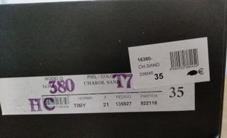 Zapato de tacón "LODI" Talla: 35 (95€)