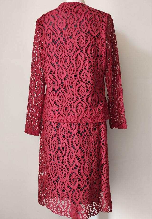 Conjunto falda y top encaje XL