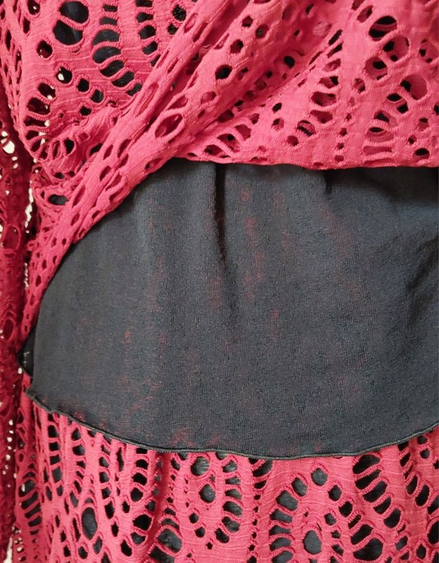 Conjunto falda y top encaje XL