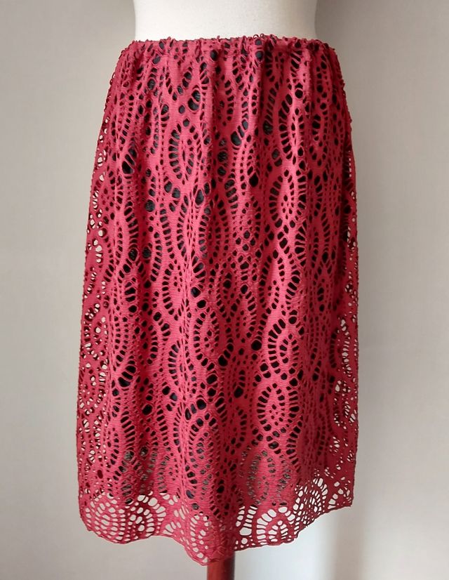 Conjunto falda y top encaje XL