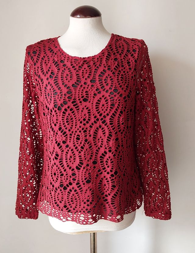 Conjunto falda y top encaje XL