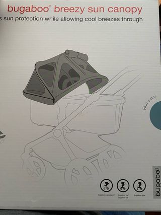 Bugaboo Camaleon 3 capazo-silla aqua. Chasis negro