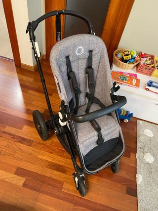 Bugaboo Camaleon 3 capazo-silla aqua. Chasis negro