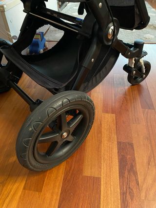 Bugaboo Camaleon 3 capazo-silla aqua. Chasis negro