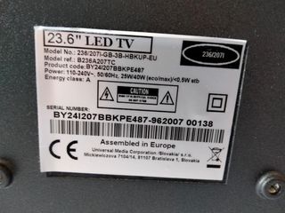 Televisión TV HD 24 pulgadas