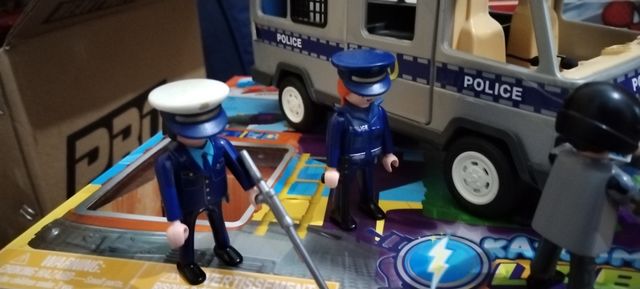 Lote policía, vehículo PLAYMOBIL