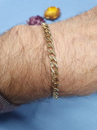 Pulsera 21cm. Barbara oro 18kl Maciza 