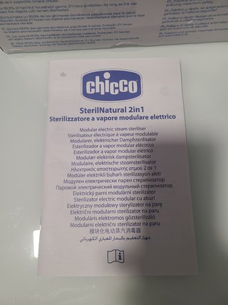 Esterilizador biberones chicco