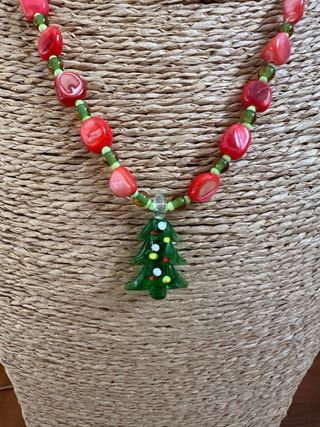Collar arbol de Navidad 