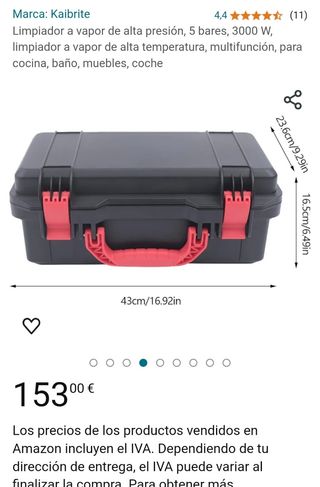 Limpiador a vapor de alta presión