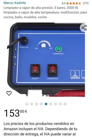 Limpiador a vapor de alta presión