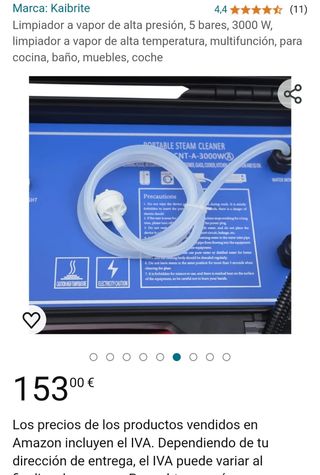 Limpiador a vapor de alta presión