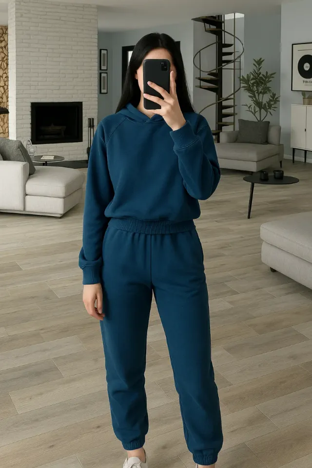 Chándal Felpa azul marino