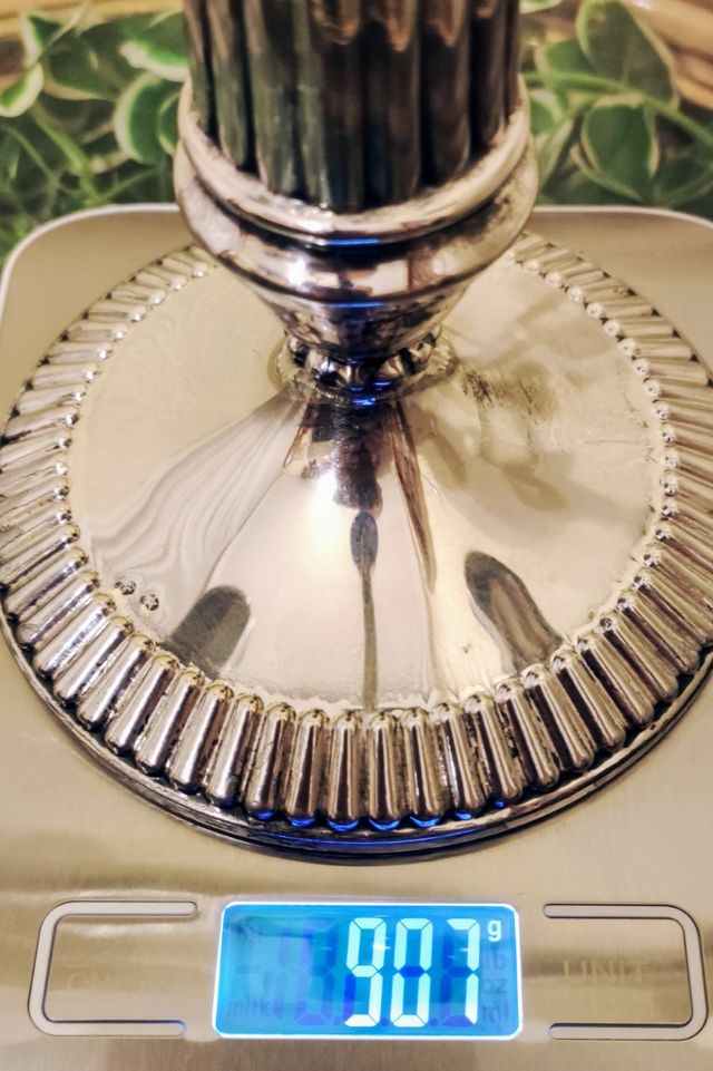 Candelabro de plata 925, al peso