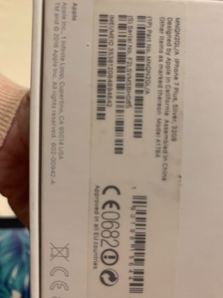 Iphone 7 plus 32Gb Plata