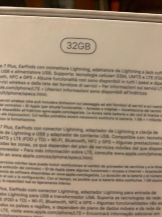 Iphone 7 plus 32Gb Plata