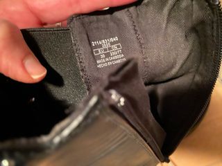 Botines negros piel Zara 39