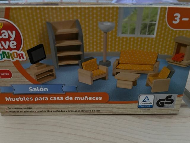 Casitas de madera. El salon comedor