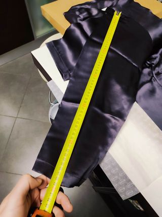 Vestaglia tg 48, pura seta antacite