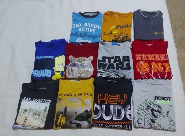 Lote Sudaderas+camisetas  talla 10