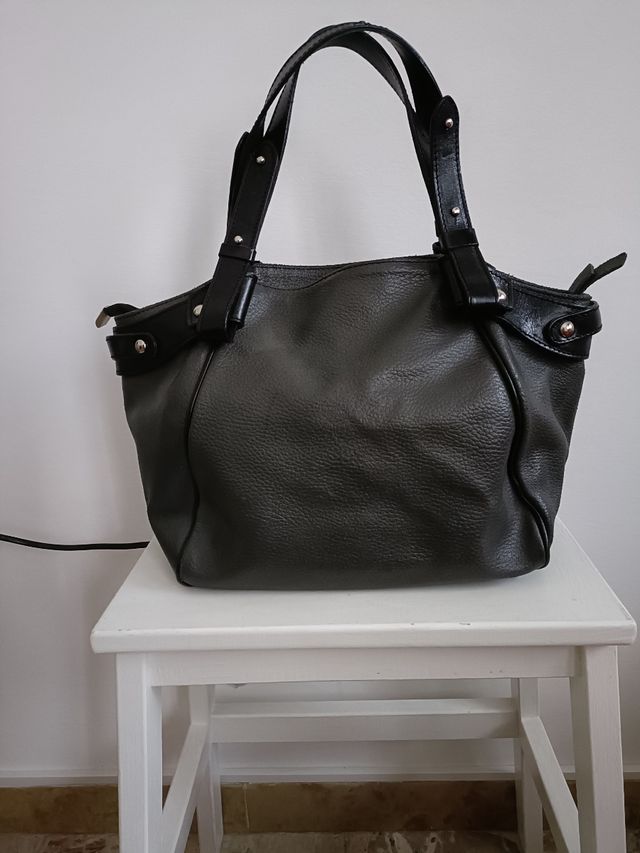 Borsa a mano in pelle