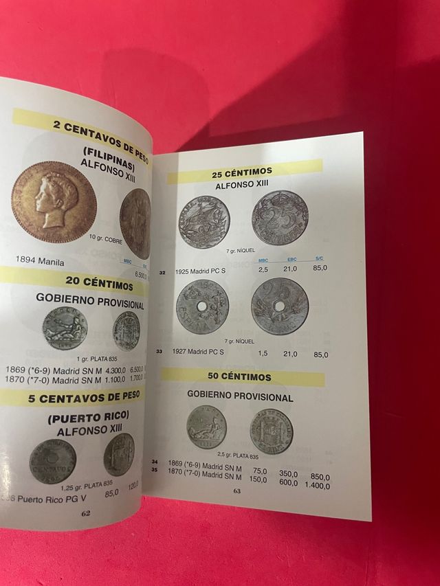 Catalogo delle monete e banconote dal 1833 al 2013