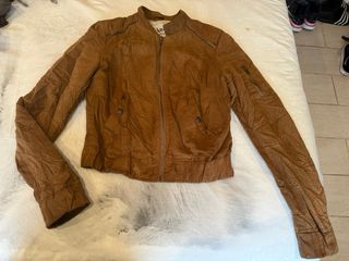 Chaqueta marron ante