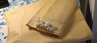 LENZUOLA RASO DI COTONE KING SIZE