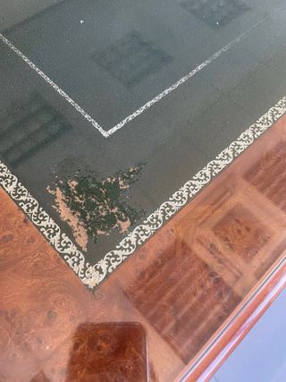 Mesa escriorio clasica estilo ingles.