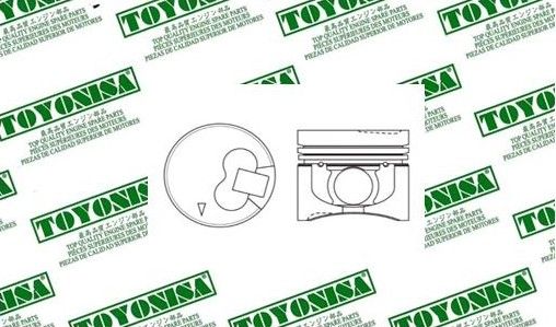 Pistón Completo Mitsubishi 4D55T / 4D56T (STD, +0,