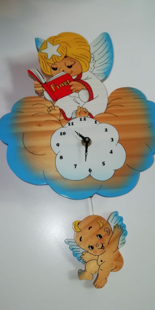 Orologio a pendolo angelo fiaba