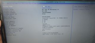 Placa base portátil HP 250 G6 i5