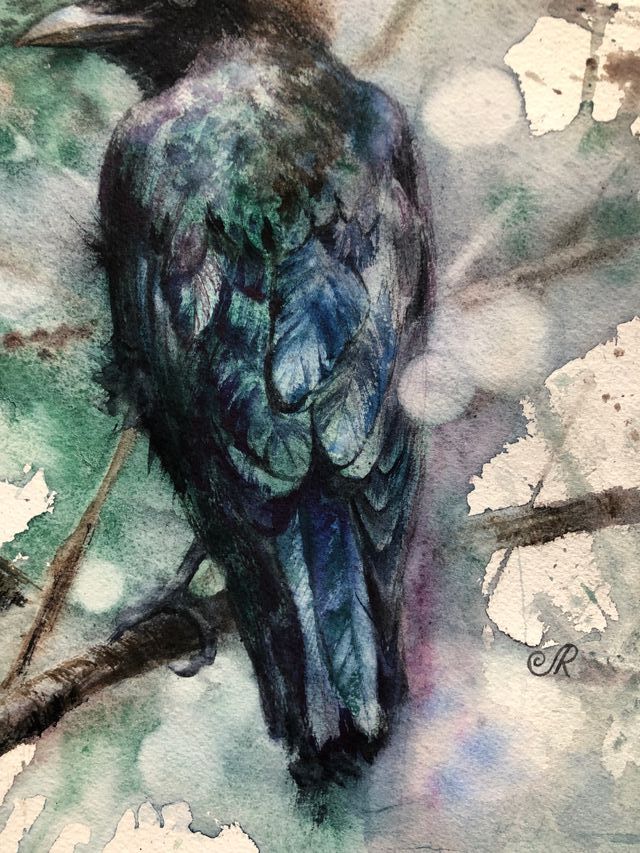 Cuadro Acuarela Oruginal