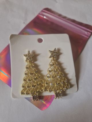 Pendientes elegantes Navideños