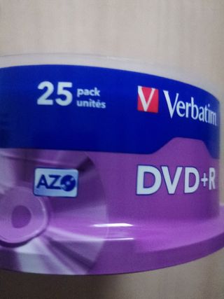 *NUEVA*  CAJA 25 DVD + R. VERBATIM
