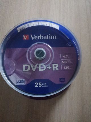 *NUEVA*  CAJA 25 DVD + R. VERBATIM