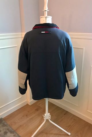 Tommy Hilfiger abrigo chubasquero plumífero azul M