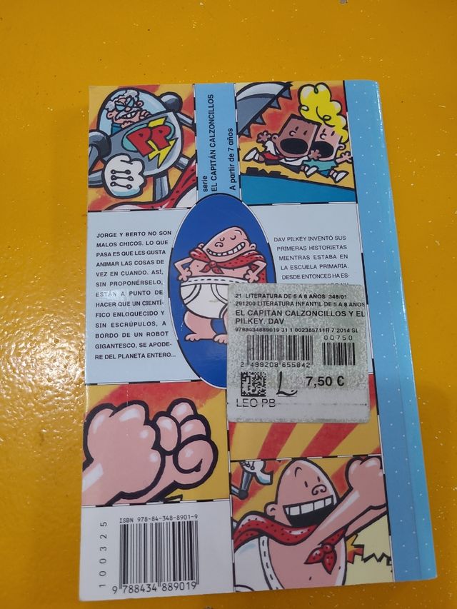 El Capitán Calzoncillos y el perverso plan del profesor Pipicaca