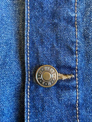 Benetton - Giubbino in Jeans bambino Taglia M-7/8