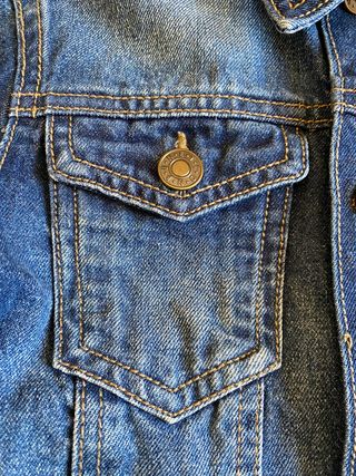 Benetton - Giubbino in Jeans bambino Taglia M-7/8