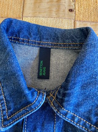 Benetton - Giubbino in Jeans bambino Taglia M-7/8