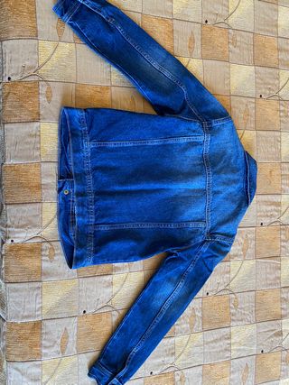 Benetton - Giubbino in Jeans bambino Taglia M-7/8