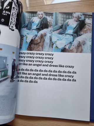 Lesserafim crazy álbum (heathers rock)