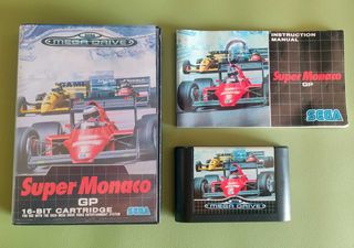 Completo Super Monaco GP Sega Mega Drive