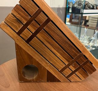 Ceppo per coltelli in legno